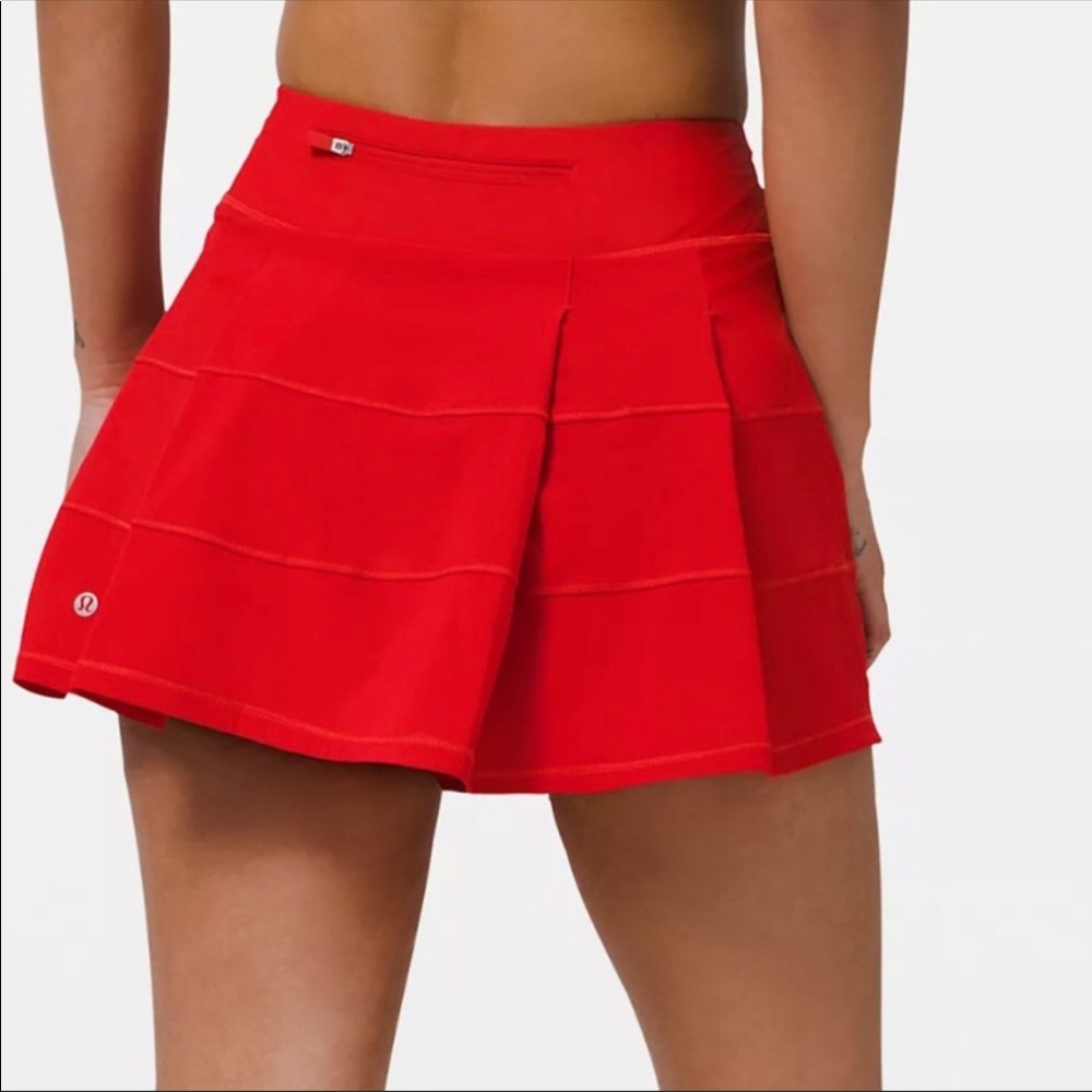 Lululemon Pace Rival Skirt *Tall Dark Red❤️